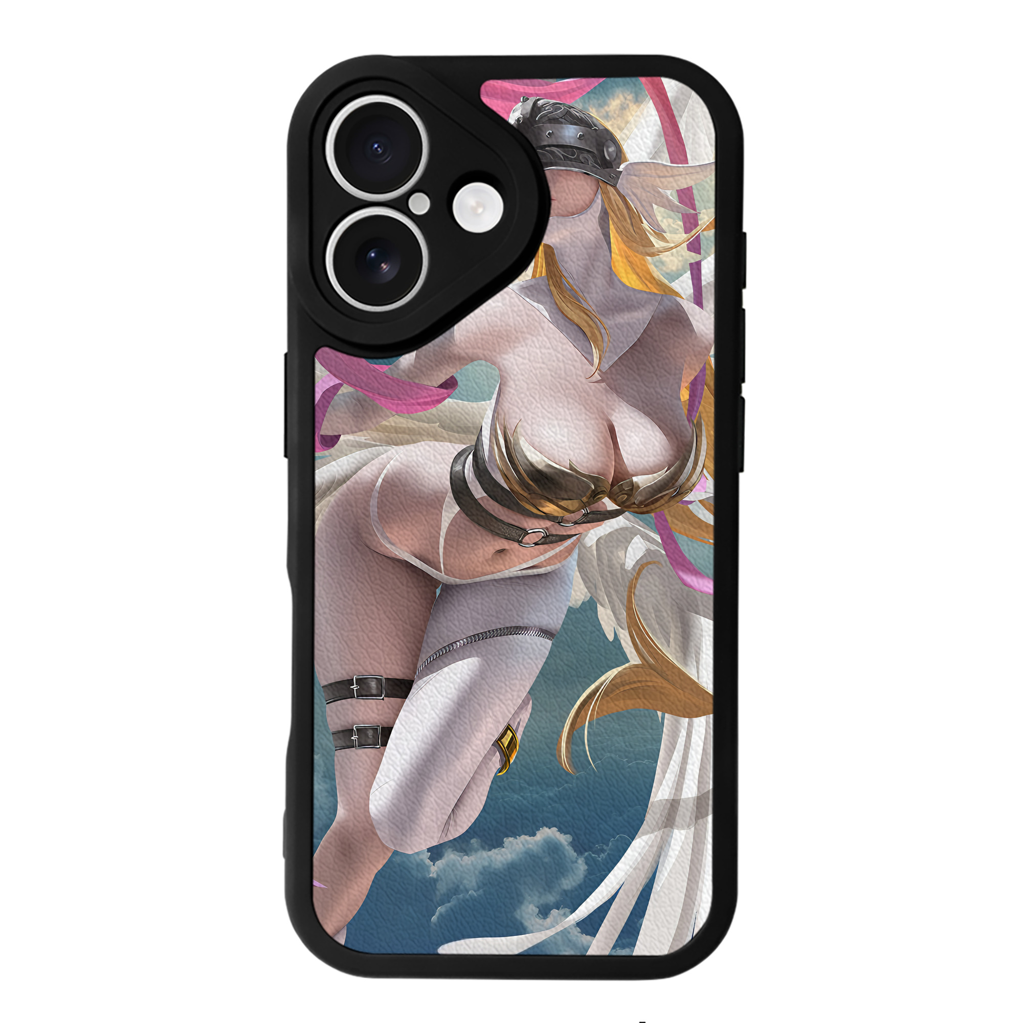 （画像用） Digimon デジタルモンスター/デジモン 【iPhone 16シリーズ対応】シリコンスマホケース（レザー調） 材質：シリコン